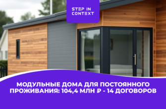 Реклама модульных домов через Яндекс Директ, Санкт Петербург ‑ 14 договоров и 104,4 млн ₽ выручки