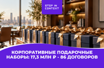 Как мы привели производителю корпоративных подарочных наборов 86 договоров на 17,3 млн ₽ через Яндекс Директ в Москве