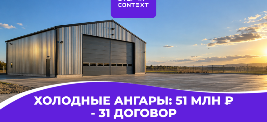 Как мы привели монтажнику навесов и СТО 51 млн выручки через продвижение холодных ангаров в Екатеринбурге ‑ Яндекс Директ ‑ 31 договор