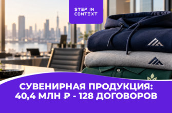 Кейс по сувенирной продукции: как мы привели производителю брендированного мерча 128 договоров на 40 млн ₽ через Яндекс Директ