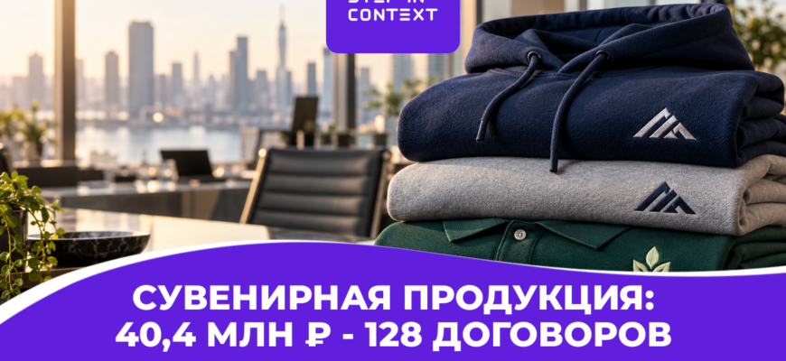 Кейс по сувенирной продукции: как мы привели производителю брендированного мерча 128 договоров на 40 млн ₽ через Яндекс Директ