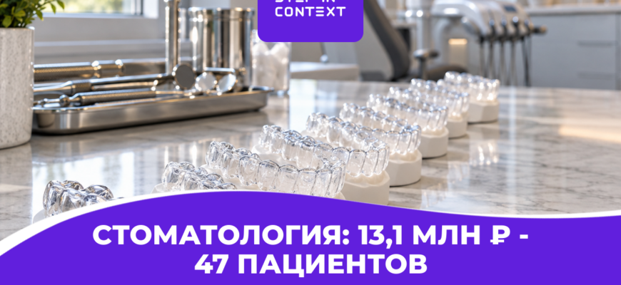 Кейсы ортодонтии стоматологии Краснодара через Яндекс Директ: как мы привели клинике 47 пациентов на элайнеры с выручкой 13,1 млн ₽