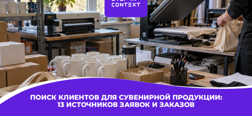Поиск клиентов для сувенирной продукции: 13 источников заявок и заказов